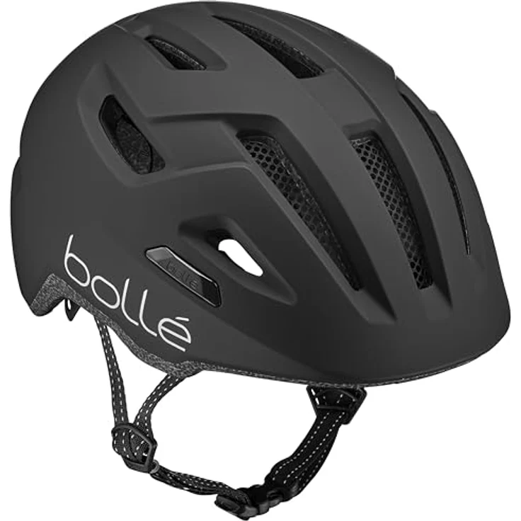 Bollé STANCE PURE, Velohelm mit Click-to-Fit System, Insektenschutznetz und reflektierenden Aufklebern, 55 - 59 cm – Bild 2