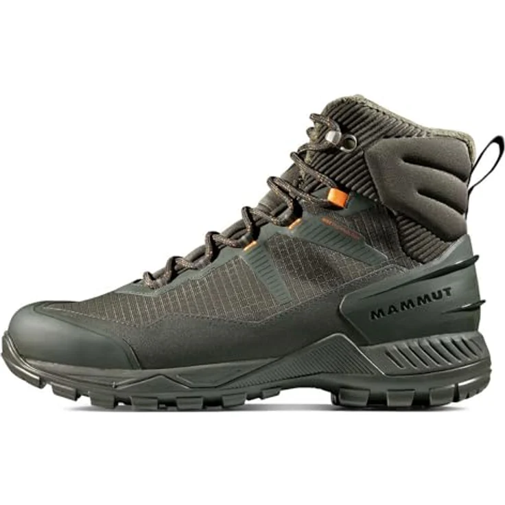 MAMMUT Blackfin III Mid DT, Wanderschuhe mit Vibram-Sohle, wasserdicht und isoliert, dunkelgrün – Bild 1