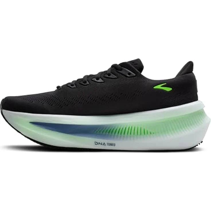 Brooks Glycerin Max 2, Herren Laufschuhe mit Stickstoff-injizierter Dämpfung, phantom/white/green gecko, 10,5oz Gewicht – Bild 5