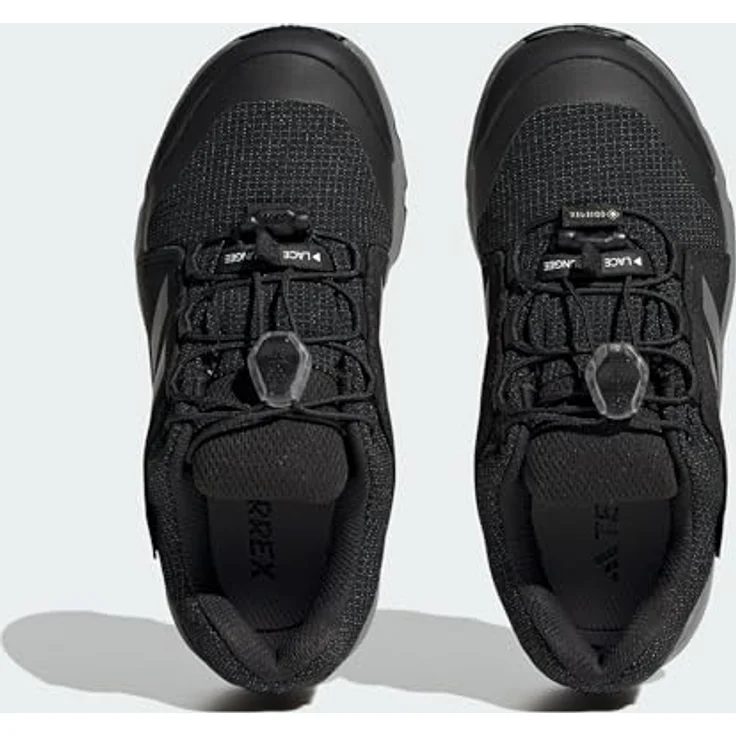 Adidas Terrex GTX, Wasserdichte Outdoorschuhe mit Gore-Tex-Membran, schwarz/grau, Größe 38 2/3 EU – Bild 4