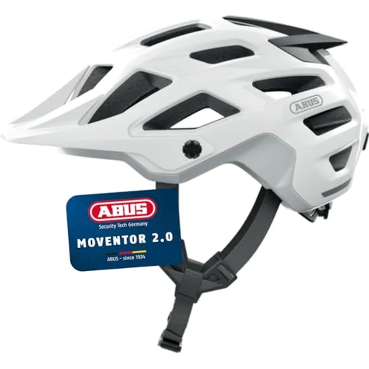 Abus Moventor 2. 0 shiny white 51 - 55 cm – Bild 2