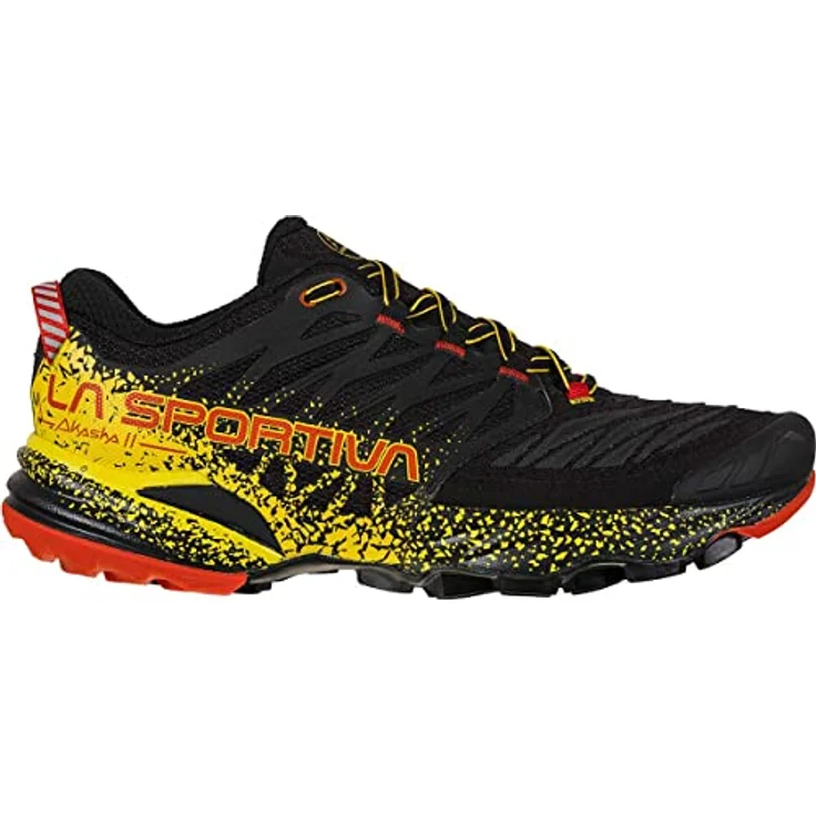 La Sportiva Akasha II, Laufschuhe für Erwachsene mit Cushion Platform™, Dynamic ProTechTion™ und FriXion® Red-Sohle, schwarz, Größe 41.5 – Bild 2