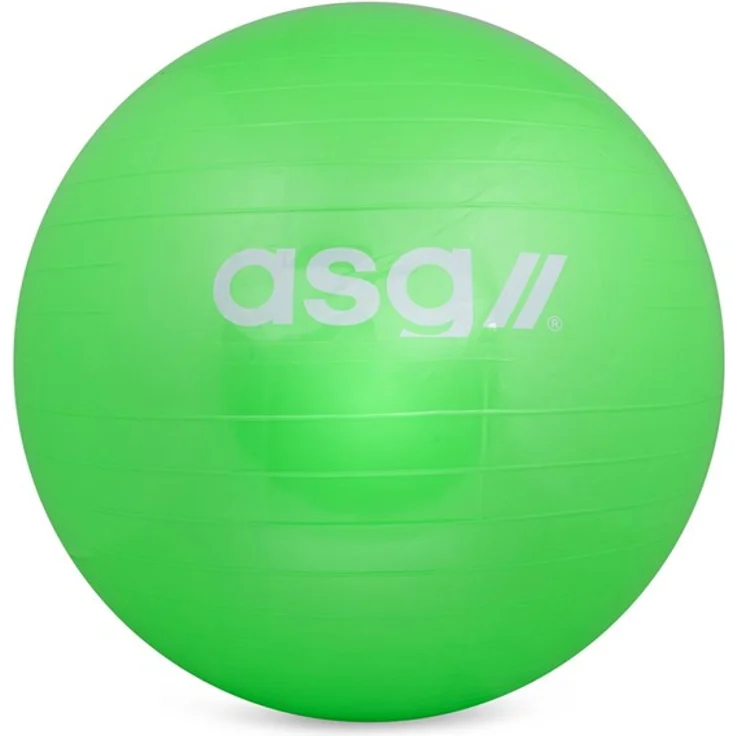 ASG Fitness Ball 65 cm, vielseitiger Trainingsball für Gymnastik und Balance, schwarz