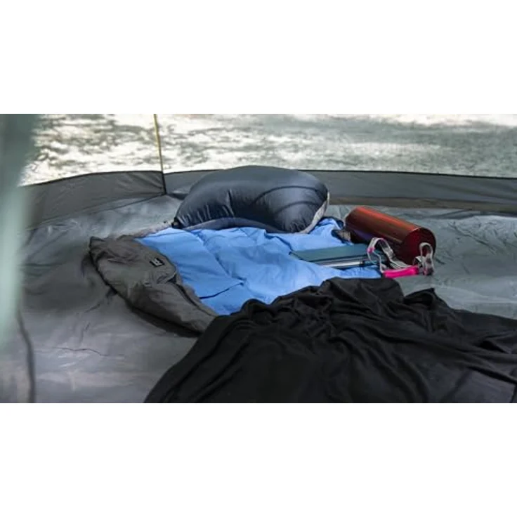 Cocoon Mountain Wanderer, Schlafsack (205 cm) aus 40 Denier Ripstop Nylon mit recycelter Ecopet Füllung, erhöht Wärmeleistung um 12 °C – Bild 4