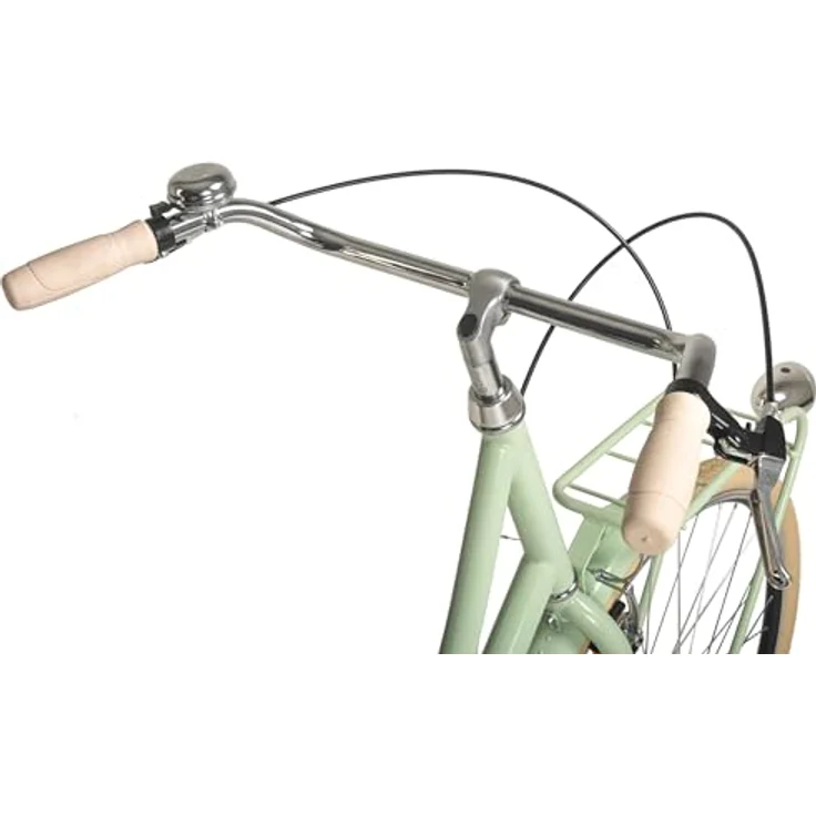 HOLLANDIA Hollandrad Damen 28" Feelgood Singlespeed Mint RH 53 cm - Damen-Cityfahrrad mit frischem mint Design und LED-Beleuchtung – Bild 4