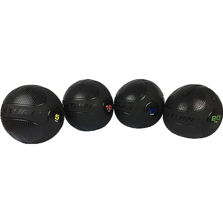 Tunturi Slam Ball, Medizinball in Gewichten von 15 kg, Krafttraining mit Gewichtsball und Functional Training – Bild 3