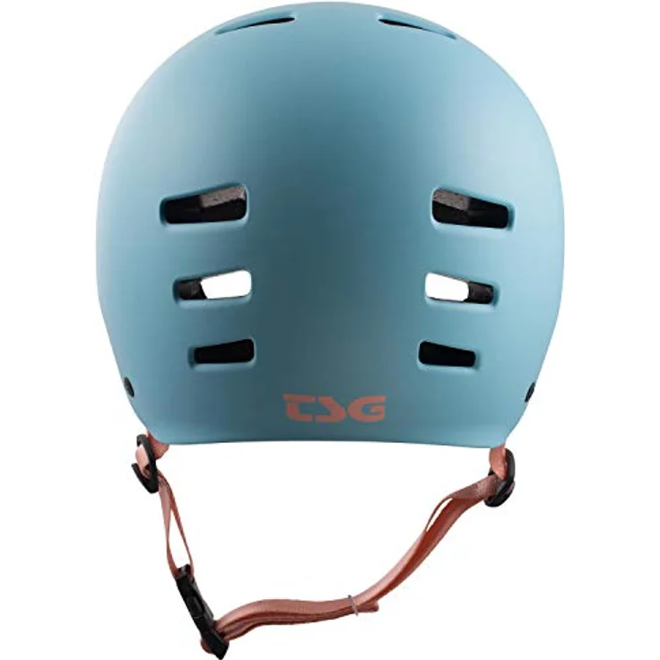 TSG Evolution WMN Frauen Helm, Solid Color satin porzellan blau, robuste Außenschale, anpassbares Tuned Fit System, 14 Belüftungsöffnungen, XXS/XS (52-54cm) – Bild 4