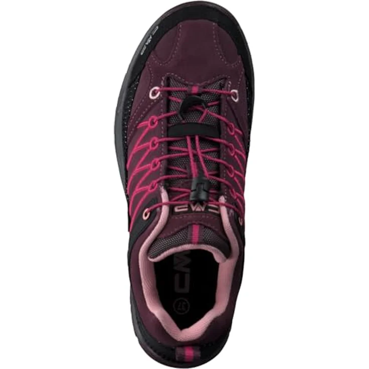 CMP KIDS RIGEL LOW TREKKING SHOES WP, wasserdichte Wanderschuhe für Kinder mit Schnellverschluss und profiliertem Gummi-Sohle – Bild 7