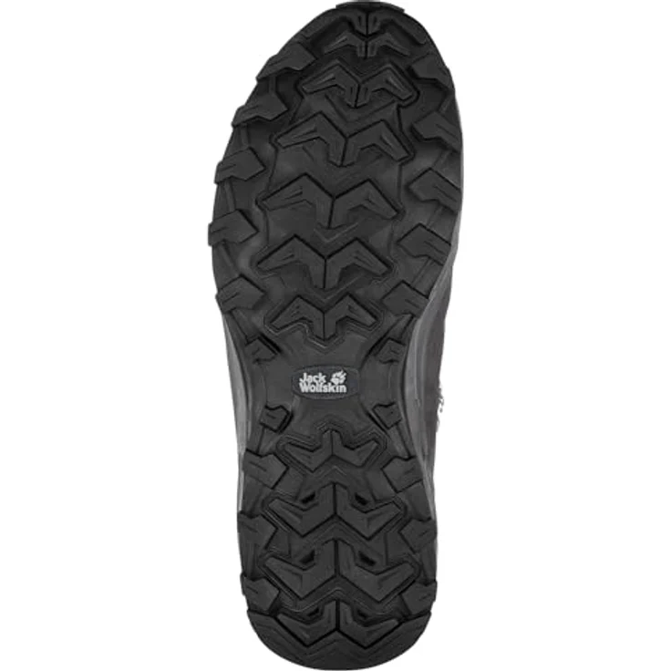 Jack Wolfskin REFUGIO TEXAPORE MID W, Damen Hikingschuh aus Veloursleder mit robustem Schutz und Fersenschutz, grau – Bild 9