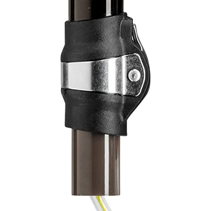LEKI Makalu FX TA Wanderstöcke, Aluminium, 4-teilig, faltbar, verstellbar, Petrol-Black-Silvergray, 110-130cm – Bild 2