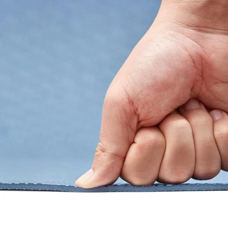 adidas 4mm Yogamatte, umweltfreundlich aus 50% recycelten Materialien, griffige Oberfläche, 176 x 61 cm – Bild 6