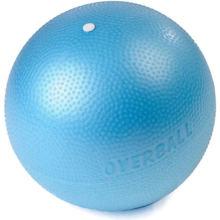 Overball 23cm BLAU ROT GELB PILATESBALL Gymnastikball, Yoga Übungsball, Yogaball, Soft Pilates, Therapieball, GYMNIC (blau)
