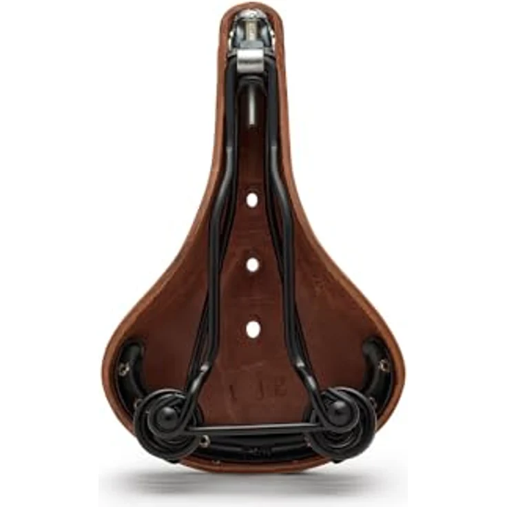 Brooks England Flyer, Ledersattel mit Druckfedern und vorgeweichter Satteldecke, schwarz – Bild 3