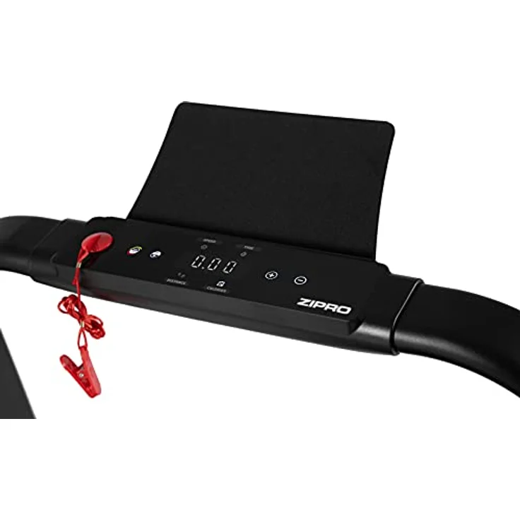 Zipro klappbares Treadmill Jogger, Laufband mit Fernbedienung und LED Display, Walking pad Geschwindigkeit von 1-6 km/und 1 PS Motor, Belastbar bis 110kg, LED-Anzeige - Preisvergleich – Bild 5