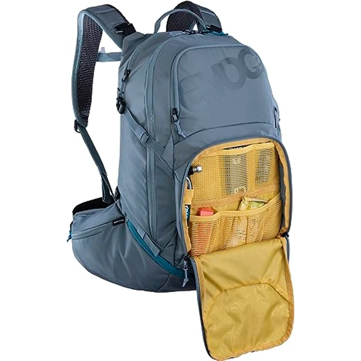 Evoc Explorer 26, Wanderrucksack für Herren, 45 cm, blau, 100% Polyester, kompakt (27 cm x 14 cm) – Bild 6