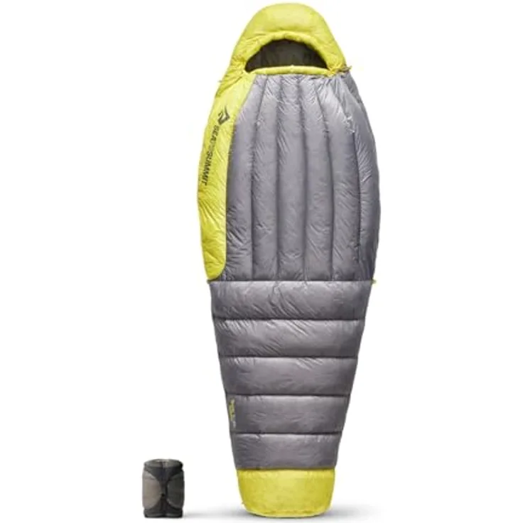 Sea To Summit Spark 7C, Daunenschlafsack für Frauen, 196 cm, 850+ RDS-zertifizierte Gänsedaunenfüllung, PFC-frei, wasserabweisend, technischer Reißverschluss