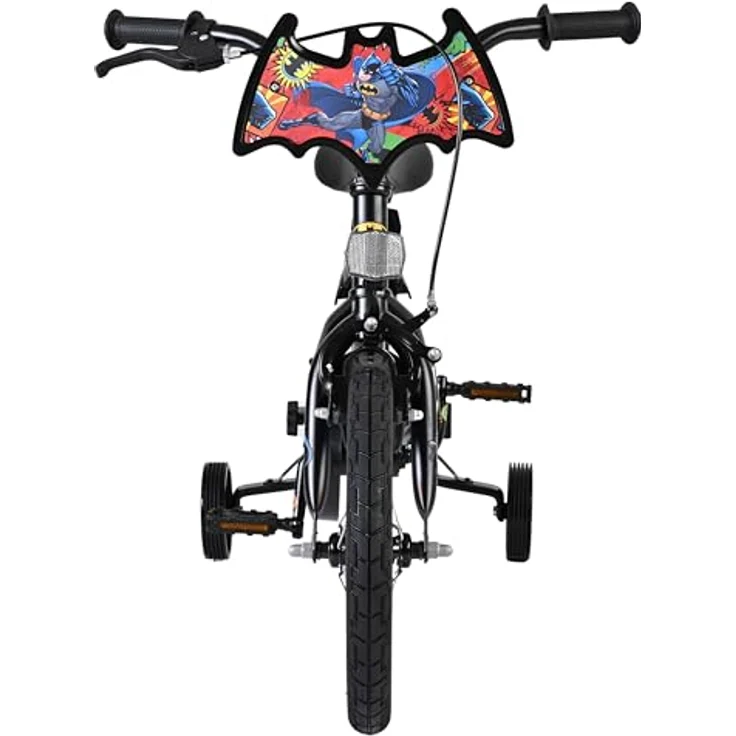 Batman Volare 14-Zoll-Kinderfahrrad, robust mit abnehmbaren Stützrädern und verstellbarem Sattel – Bild 13