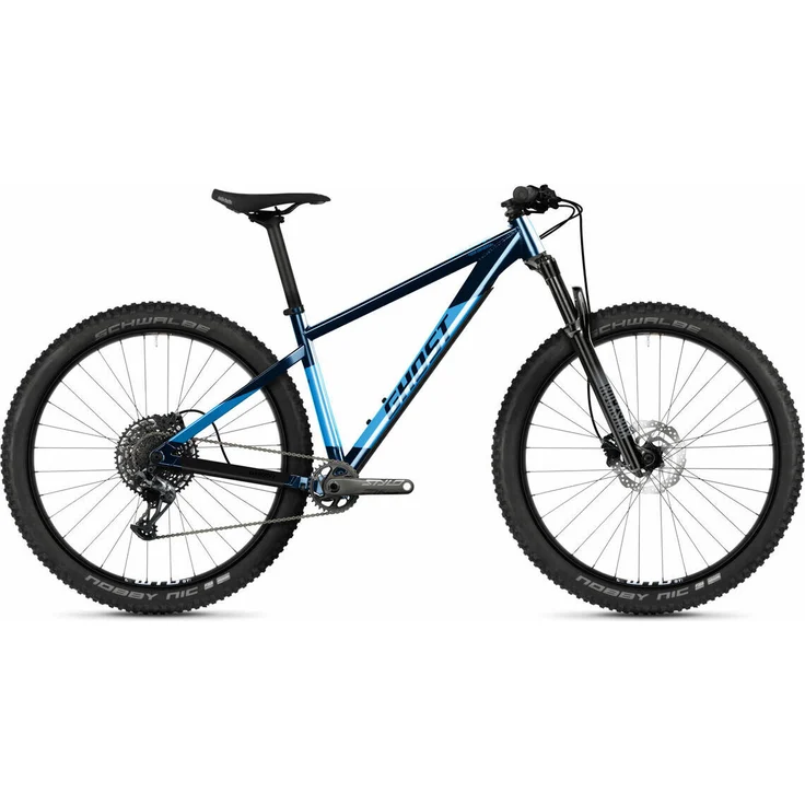 GHOST Nirvana Tour SF, Hardtail Mountainbike mit hydraulischen Shimano MT410 Scheibenbremsen, Sram X01 Eagle Kettenschaltung, Rock Shox Recon Luftgabel, 29 Zoll Aluminiumrahmen, pearl dark blue