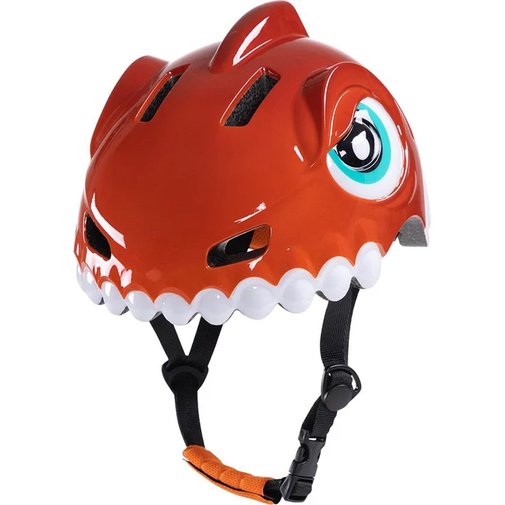 Wozinsky Kinder Fahrradhelm Dino, Größe S, leichter und stylischer Helm mit optimalem Kopfsschutz