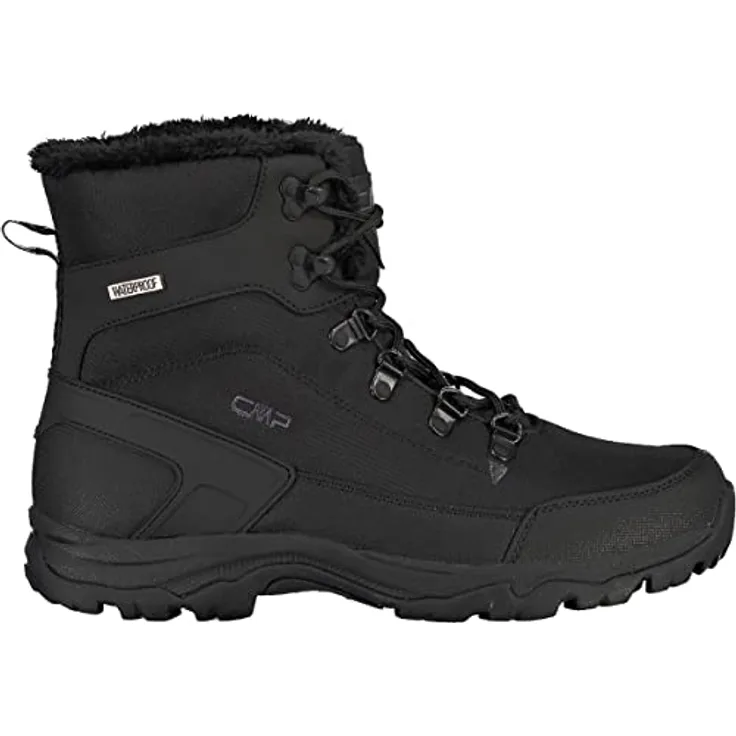 CMP Campagnolo Railo WP, Herren Wanderschuhe mit HyperGrip Sohle und wasserfester Membran, Schwarz, Größe 41