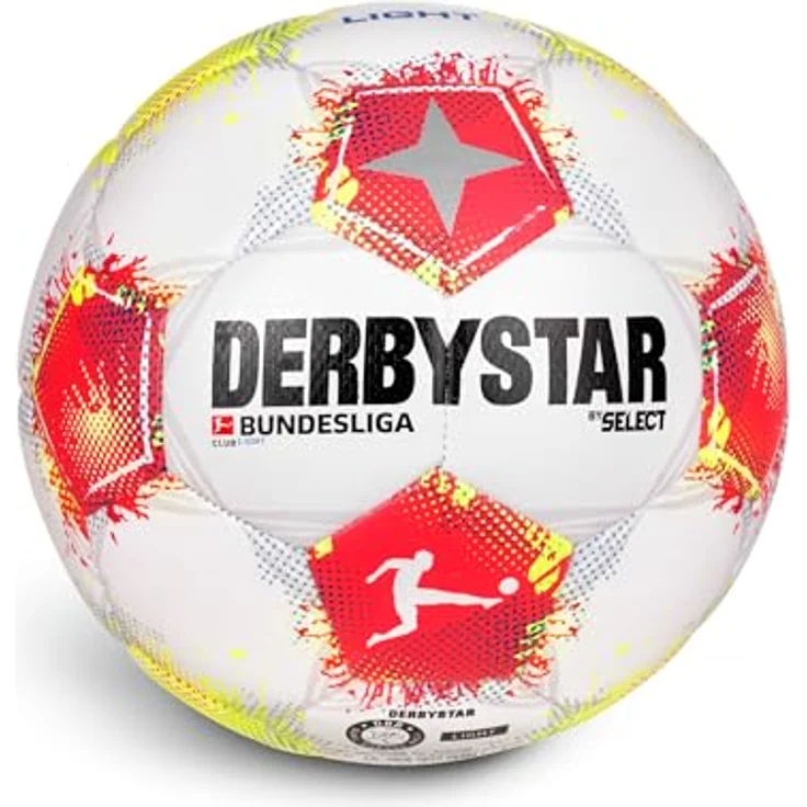 Derbystar Kinder Fussball Bundesliga Club Light v25 25/26, Jugend-Trainingsball, Dual Bonded, PU-Material, glänzend – Bild 3