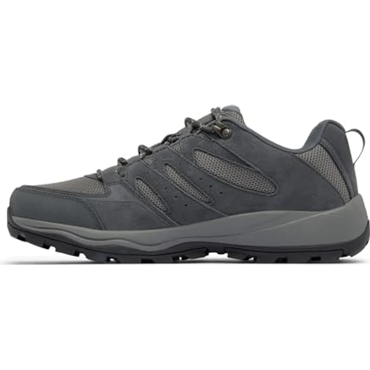 Columbia Redmond IV Low WP 2128721053, Herren Trekkingschuhe, wasserdicht, grau, mit Omni-Grip Live™ Außensohle und Gummizehenschutzkappe – Bild 8