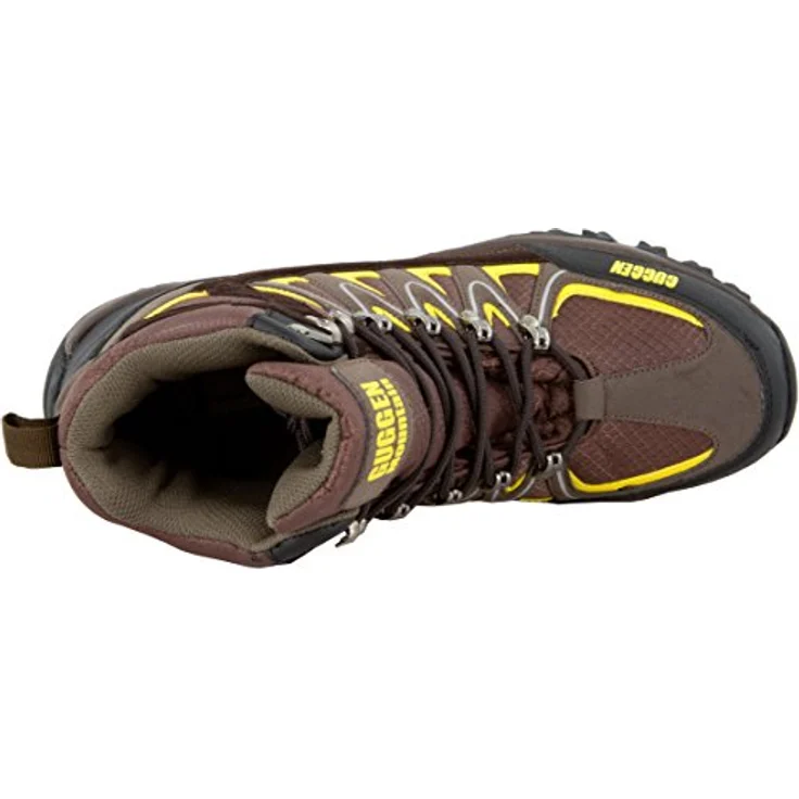 GUGGEN Mountain M009 Herren Wanderstiefel, wasserabweisend, verstärkte Schuhspitze, Softshell und Leder Mix – Bild 7