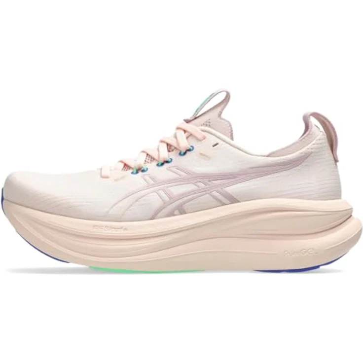 ASICS Performance Gel-Nimbus 28, Damen Laufschuhe mit FF BLAST PLUS Dämpfung und PureGEL Technologie, Rosa, Größe 43.5 – Bild 5