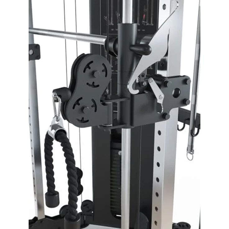 Atletica X-Pollux | Multipresse mit Steckgewichten & Functional Trainer | Platzsparend, 9-teiliges Zubehör – Bild 5