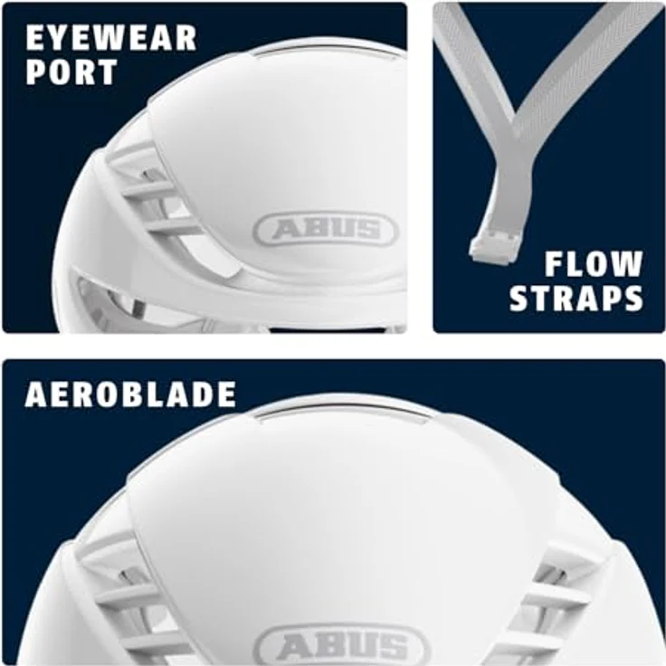 Abus GameChanger 2.0, Velohelm (57 - 61 cm) mit aerodynamischer Form und AirBoost-Lufteinlass, schwarz – Bild 4