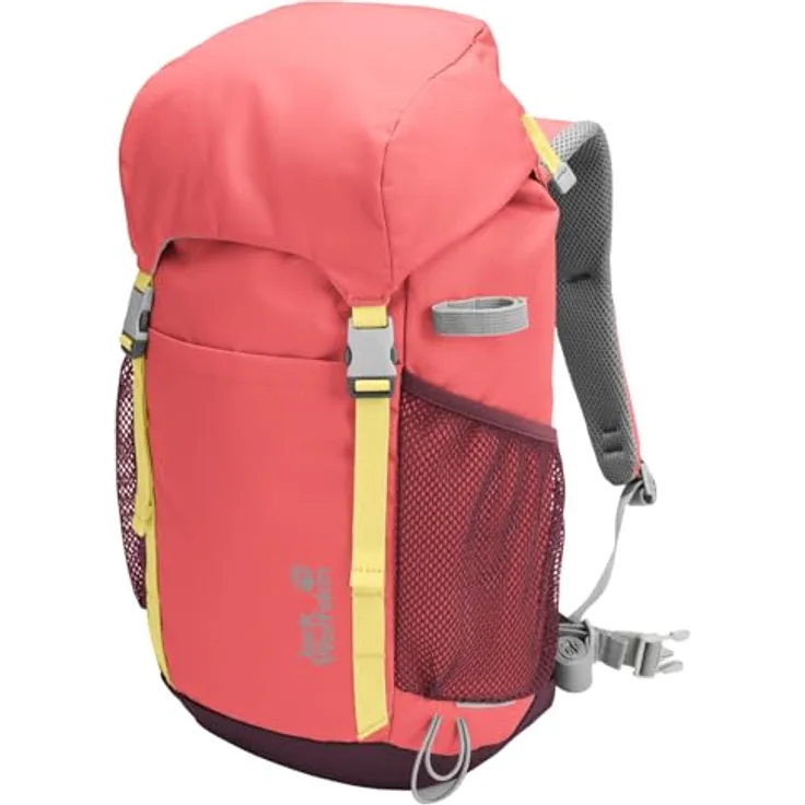 Jack Wolfskin Kids Explorer Trekkingrucksack, 47 cm, sunset coral, 100% Polyester, kompakt und robust