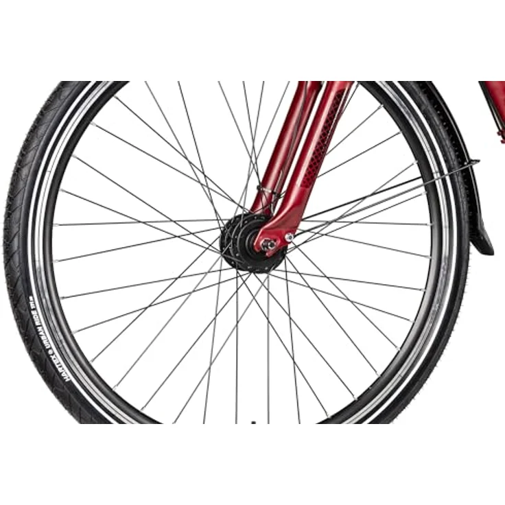 Adler Verona NEXUS Wave Damen-Citybike, 7-Gang Shimano Nabenschaltung, Rücktrittbremse, 28 Zoll, Rot, 55 cm – Bild 5