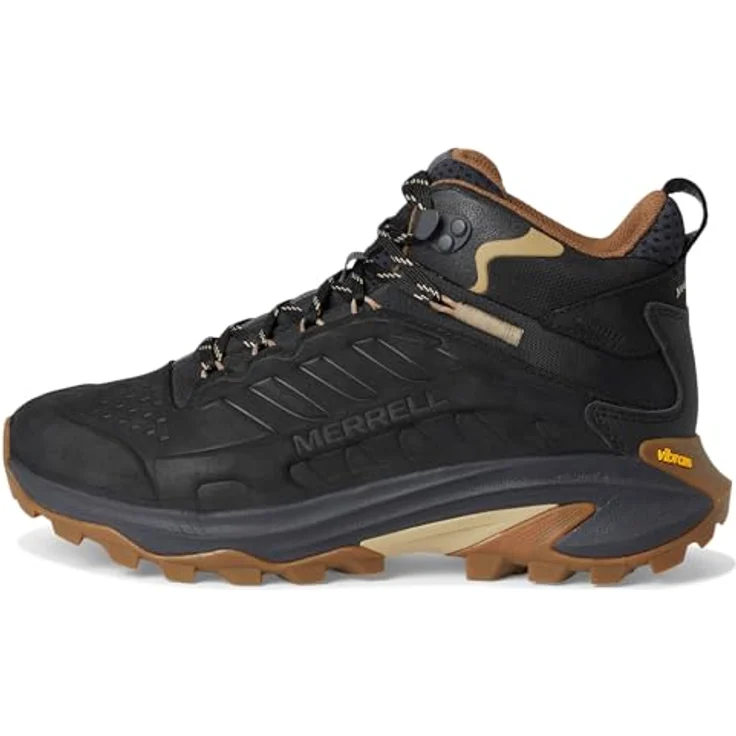 Merrell Moab Speed 2 LTR Mid WP, Herren Wanderschuhe, Wasserfest, Schwarz (Größe 43.5) – Bild 4