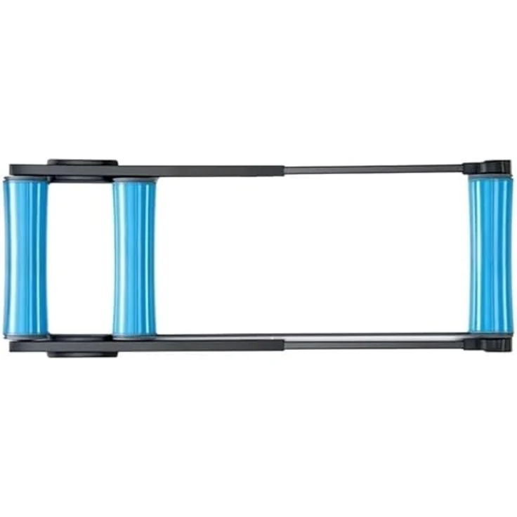 Tacx Galaxia Rollentrainer T1100, Schwarz/Blau, Einheitsgröße mit stabiler Rolle für optimales Training – Bild 3