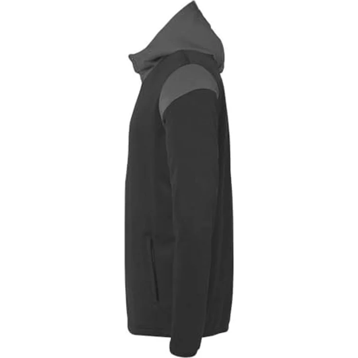 Uhlsport Squad 27 Track Hood Jacke, Trainingsjacke mit Kapuze, schwarz/anthra, 5XL, Unisex Schnitt, 100% Polyester – Bild 3