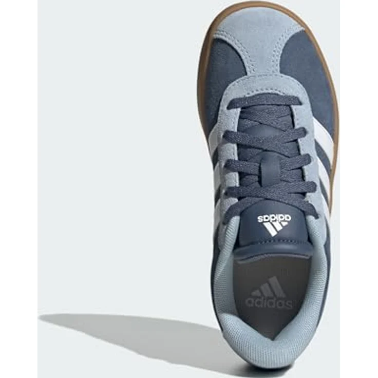 Adidas VL Court 3.0 Sneakers Kinder, Wildleder-Obermaterial, vulkanisierte Außensohle, bequeme Dämpfung, reguläre Passform – Bild 3