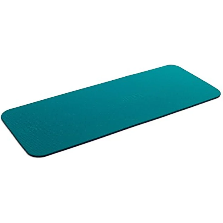 Airex Fitline 140, Yogamatte (10 mm) mit Sanitized-Hygieneschutz, Wasserblau, rutschfest, für Fitness und Wassergymnastik – Bild 1