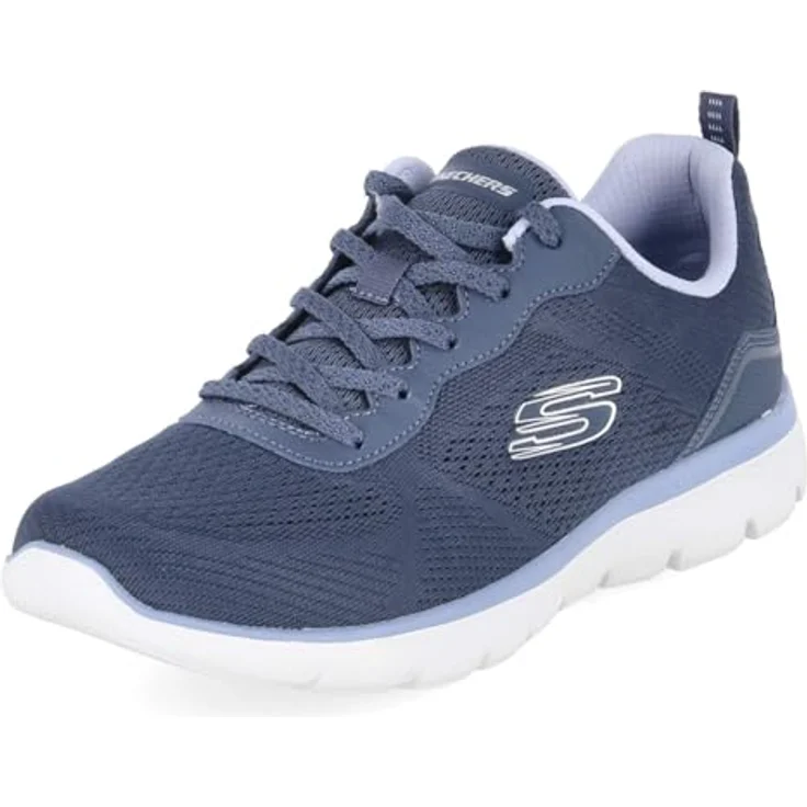 Skechers Damen Summits Quiet Dream Sneaker 150291 NVBL, veganes Mesh, Memory Foam Dämpfung, blau – Bild 2