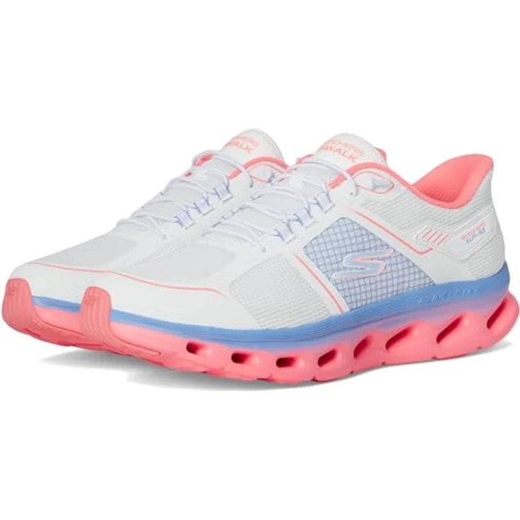 Skechers Go Walk Glide Step 2.0, Damenschuhe mit Gummizug Schnellverschluss und Air Cooled Memory Foam, Weiß EU 41 – Bild 1