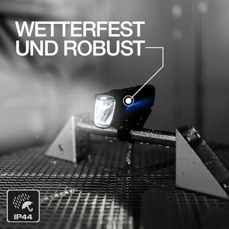 Osram Automotive LEDsBIKE RACE 50 SET, akkubetriebene Fahrradbeleuchtung mit 3 Helligkeitsstufen, 50 Lux, IP44, Schwarz – Bild 3