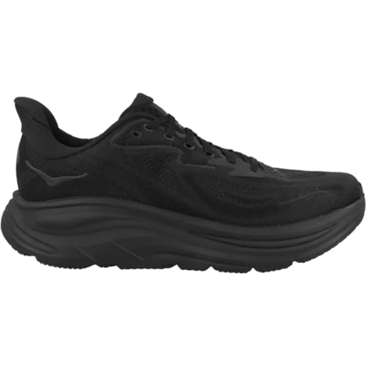 Hoka Clifton 10, Herren Laufschuhe mit optimaler Dämpfung, schwarz, Größe 44 – Bild 3