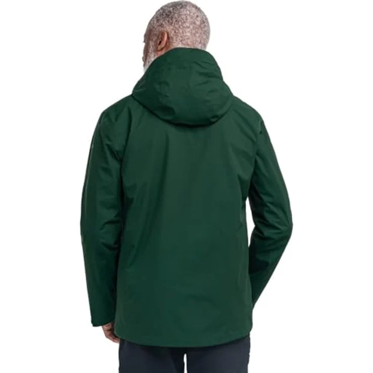 SCHÖFFEL Jacket Gmund M, wasser- und winddichte Skijacke aus VENTURI Ripstop Material, atmungsaktiv, dunkelgrün, Größe 56 – Bild 4