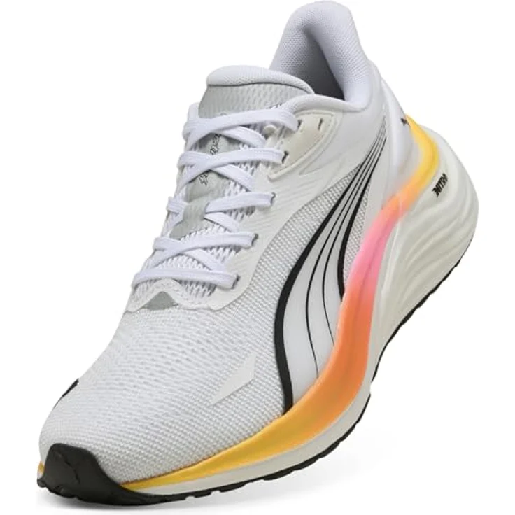 Puma Electrify NITRO™ 4, Laufschuhe für Herren mit NITROFOAM™ Dämpfung, atmungsaktivem Mesh-Obermaterial und PUMAGRIP Gummi, schwarz – Bild 7