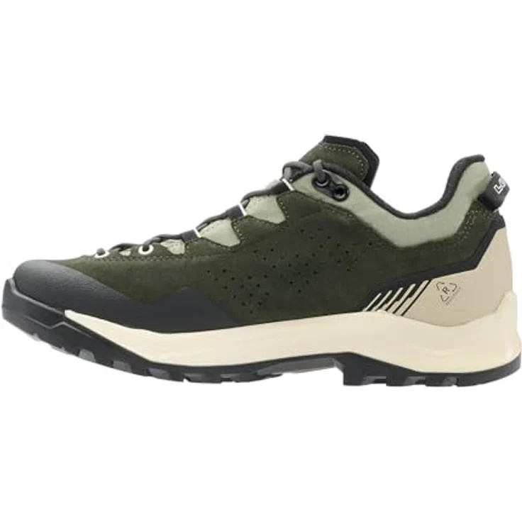 Lowa EXPLORER GTX LO Damen Outdoorschuh, wasserdicht und atmungsaktiv, dunkelgrün/panna – Bild 2