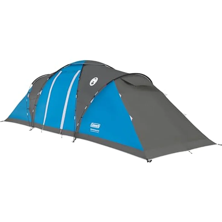 Coleman Spruce Falls 4 Zelt, 4-Personen Vis-a-Vis Familienzelt mit 2 XXL-Schlafkabinen, 3000 mm wasserdicht, eingenähte Bodenplane, guter Belüftung und 13,6 m² Gesamtfläche – Bild 3