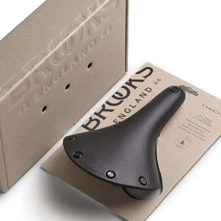 Brooks England Cambium C19 All Weather, Fahrradsattel aus Naturkautschuk mit wetterbeständigem Nylon-Cover, schwarz – Bild 5