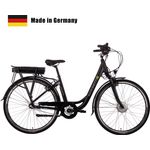 SAXONETTE Tiefeinsteiger E-Bike, Advanced Plus Elektrofahrrad, SHIMANO Nabenschaltung, Rahmenhöhe 45cm, Schwarz