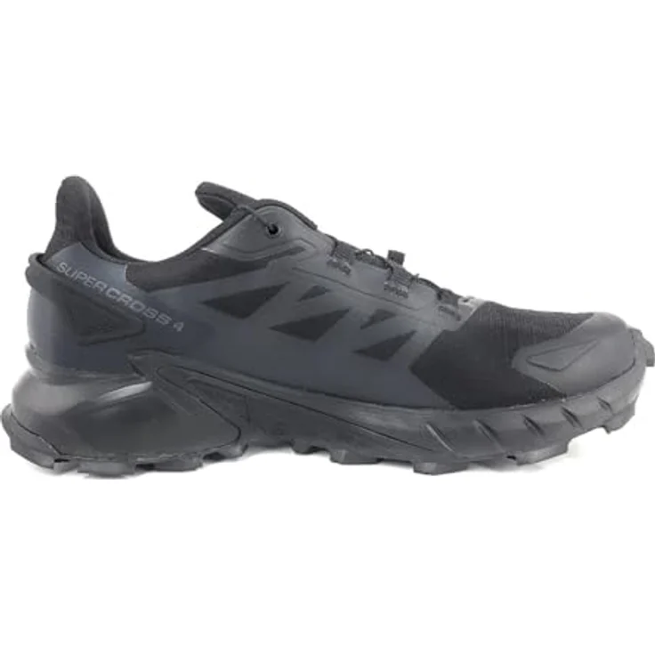 Salomon Supercross 4 GORE-TEX, Herren Wanderschuhe mit robustem wasserdichten Schaft und breitem Stollenprofil, Schwarz (Größe 41 1/3) – Bild 2