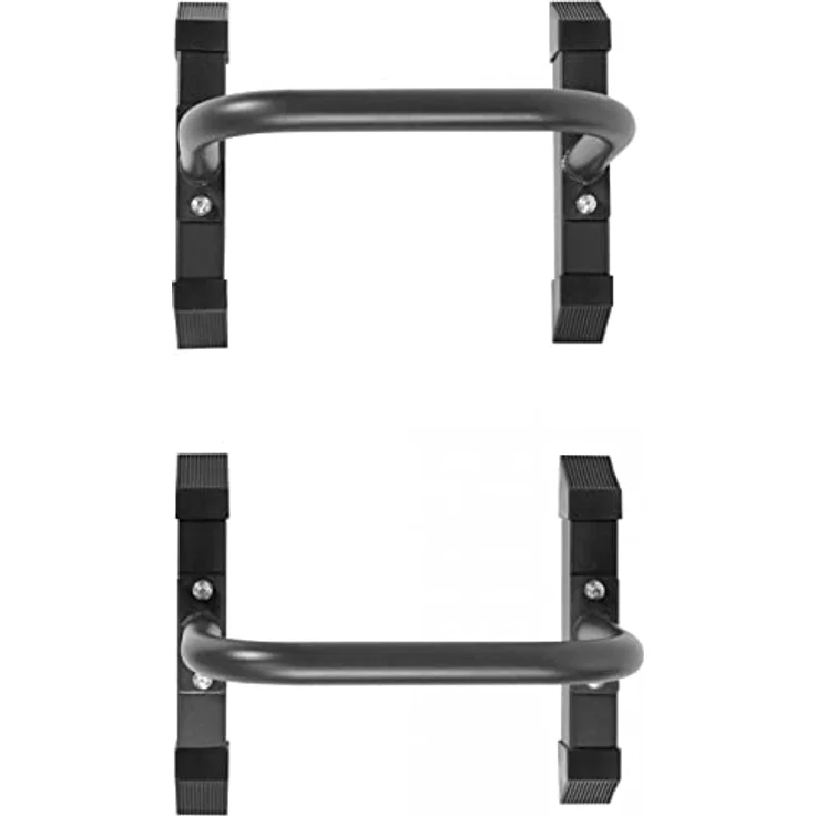 GORILLA SPORTS® Fitness Parallettes - Low, 2er Set, 46 x 39 x 30cm, bis 200kg, rutschfest, Stahl - Mini Barren, Dip Barren, Dip Station, Handstand, Push Up Bars, Liegestützgriffe, Calisthenics – Bild 2