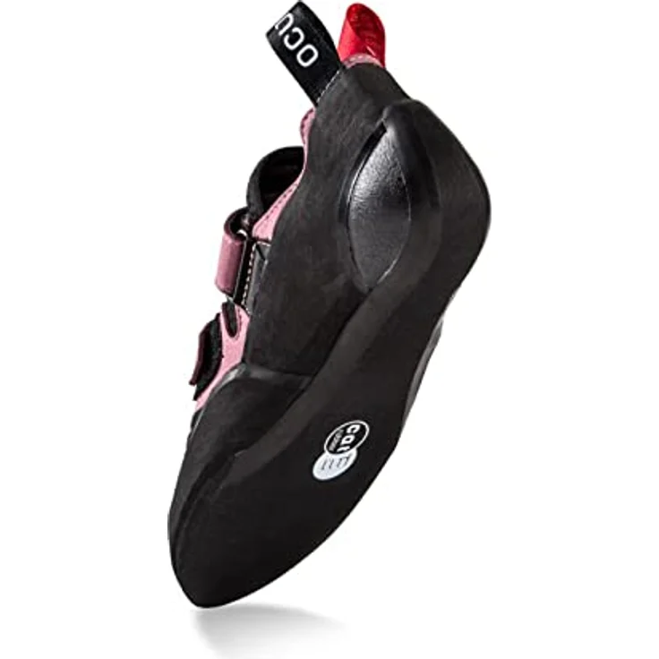 Ocun Striker QC, Herren Kletterschuhe für Einsteiger und Fortgeschrittene, rosa, mit elastischer Zunge und zwei Klettverschlüssen – Bild 5